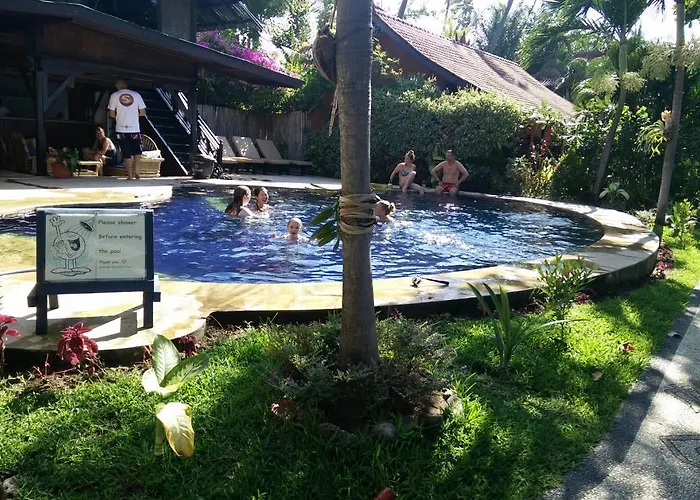 リゾート North Bali Beach Cottages *